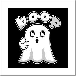 Halloween Ghost Boop Posters and Art